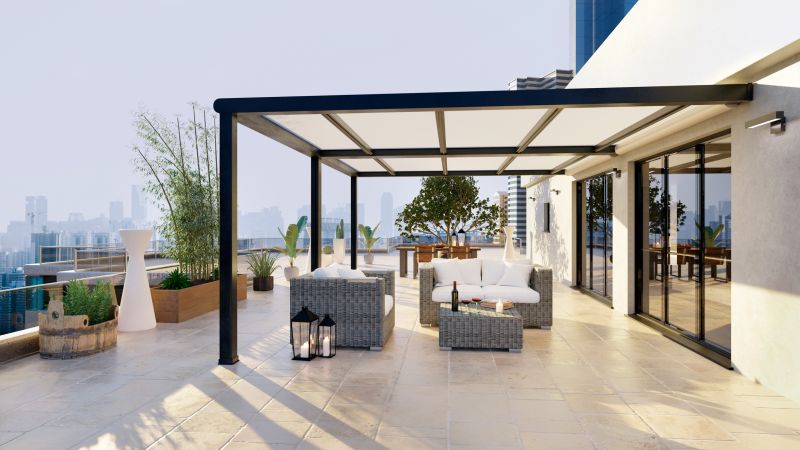 Stylish Outdoor Tile Space
